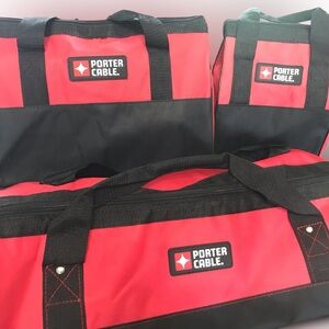 Set of Three Porter Cable Contractor Tool Bags